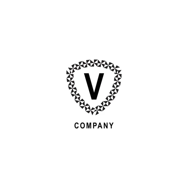 Carta Plantilla Deisgn Logotipo Alfabético Aislado Sobre Fondo Blanco Concepto — Vector de stock