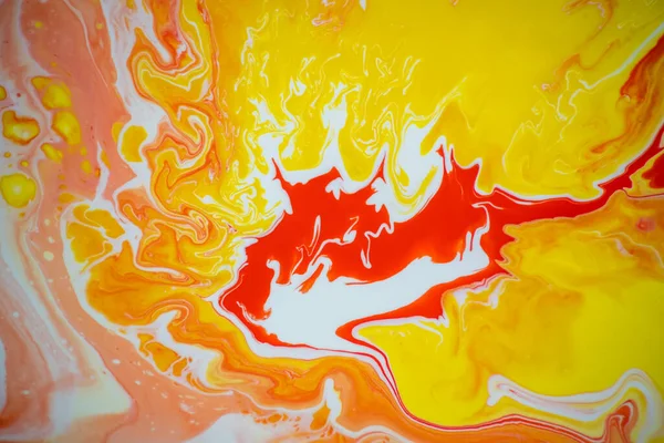 Arte fluido. Fondo colorido abstracto, fondo de pantalla. Pinturas para mezclar. — Foto de Stock