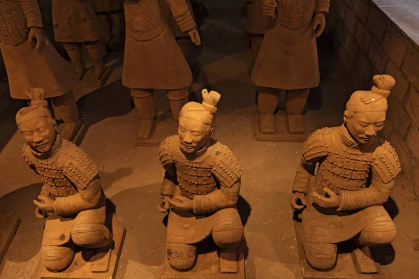 Ünlü terracotta ordusunun bir parçası.