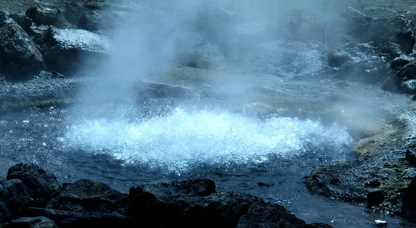 Azores Deki Volkanı Gayzer — Stok fotoğraf