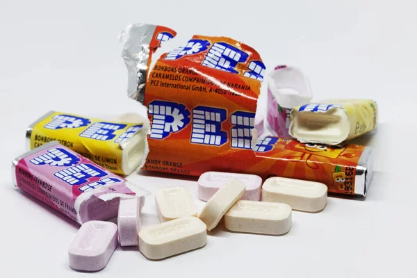 Umea, Norrland Sweden - March 3, 2020: candy blocks for toys