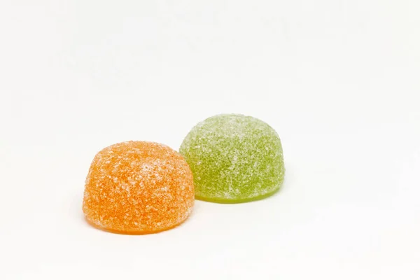 Une Orange Bonbon Vert Base Confiture — Photo