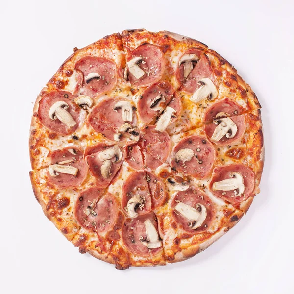 Pizza Delicious Tasty Top View — Stock Photo, Image