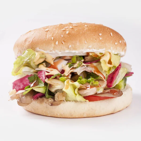 American Vegetable Hamburger Very Healthy — ストック写真