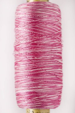 İplik makarası rengi tam ve yakın çekim 