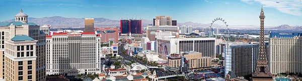 Las Vegas Nevada 2020 Panoraamanäkymät Las Vegasin Kaistalle — kuvapankkivalokuva