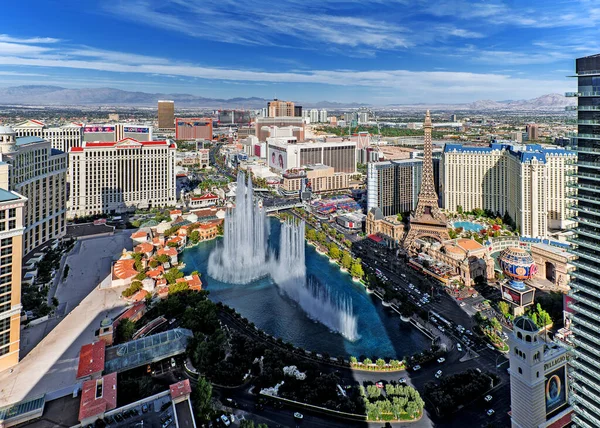 Las Vegas Nevada 2018 Panoramic View Las Vegas Strip — Stock Photo, Image