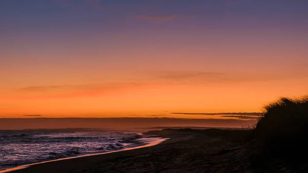 Sunset Surf South Beach Martha Vineyard Obrazy Stockowe bez tantiem