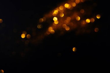 siyah güzel bulanık altın arka plan