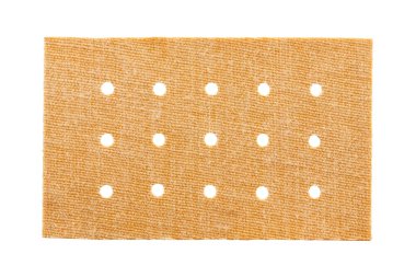 Beyaz arka plan üzerinde izole bej yapıştırıcı sıva