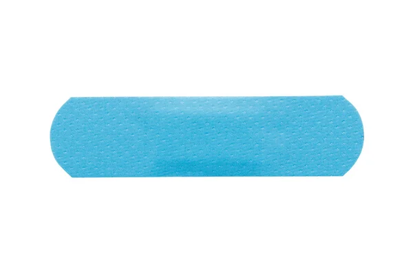 Blue adhesive plasters isolated on white background — Stock Photo, Image