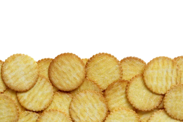 Biscuits isolated on white background — Stock Photo, Image