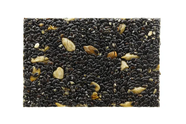 Semillas de sésamo con barra de granos de girasol — Foto de Stock