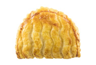 elma ciro puf böreği beyaz arka plan üzerinde izole