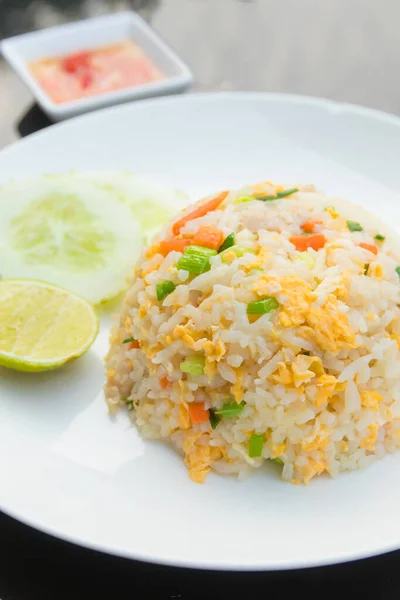 Stir Fried Rice Egg Dish Thai Food — Stock Photo, Image