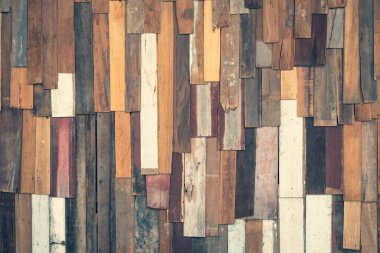 Eski tip ahşap tahtalar, duvar dokusu ve arka plan.