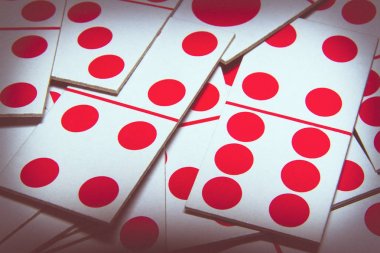 Domino oyun kartı resim kümesi