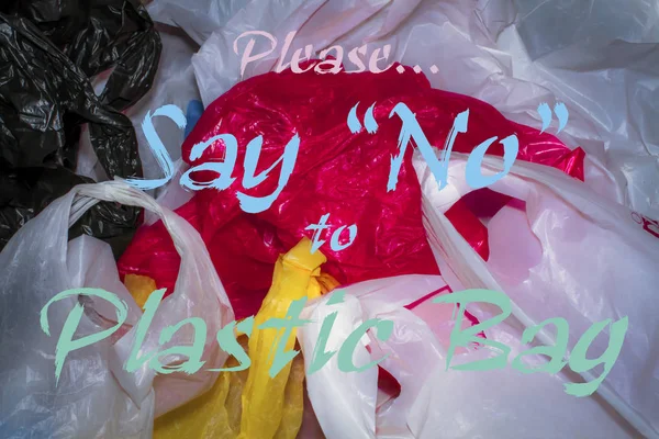 Please Say Plastic Bag — Stock Photo, Image