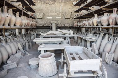 Pompeii, modern Napoli yakınlarında antik bir Roma şehri.