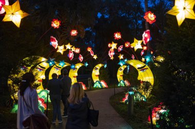 Central Florida Hayvanat Bahçeleri 'nde Asya Fener Festivali. 