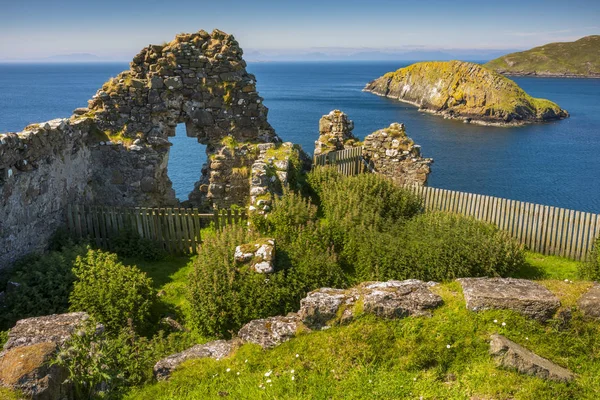 The ruins of Duntulm Castle, on the north coast of Trotternish