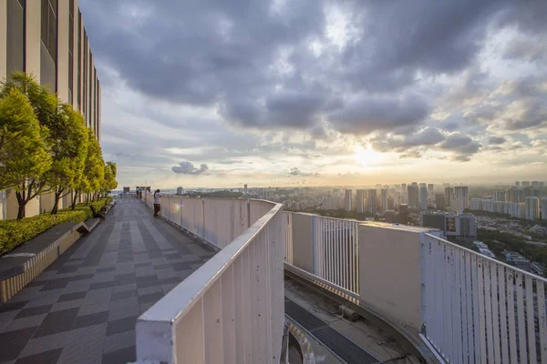 La vista desde el pináculo en Duxt — Foto de Stock