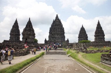Prambanan gelen turist 