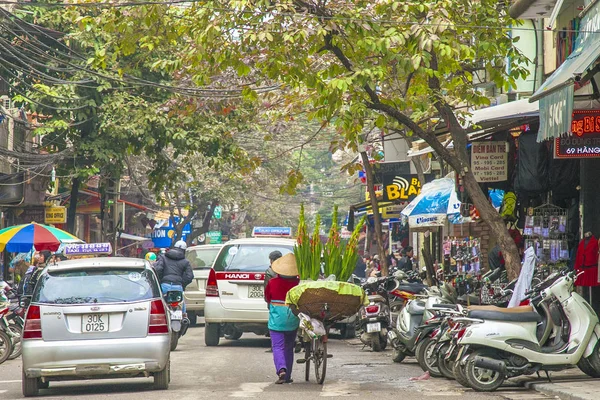 Hanoi rue en automne sur Septemb — Photo