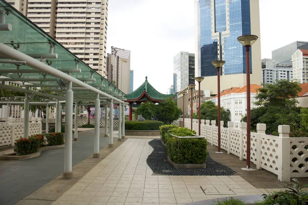 Vista de la calle Chinatown en Singapo — Foto de Stock