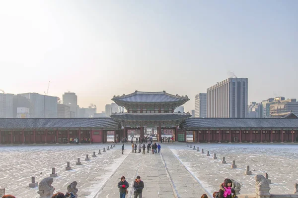 Palazzo Gyeongbokgung, famoso — Foto Stock