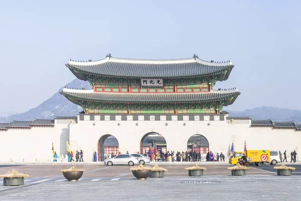 Palazzo Gyeongbokgung, famoso — Foto Stock