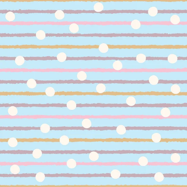 Grunge stripes blue, pink, purple with white dots — Stock Vector