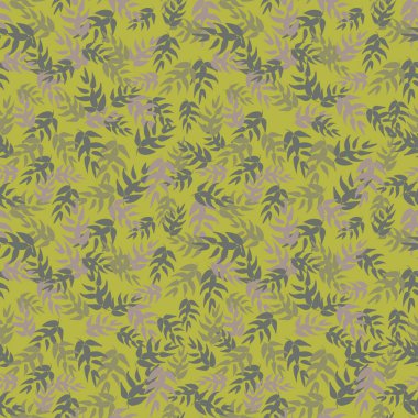 Yeşil çay ile sorunsuz vektör desen bırakır