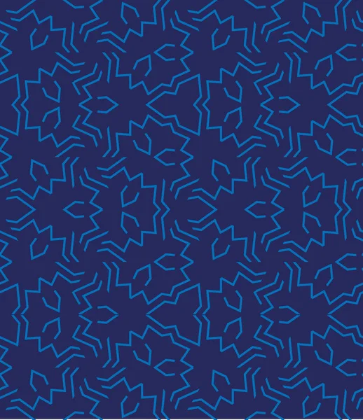 Muster mit abstrakter blauer linearer Tessellation — Stockvektor