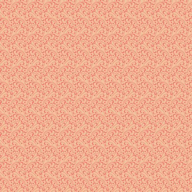 mercan renklerinde soyut organik vektör deseni