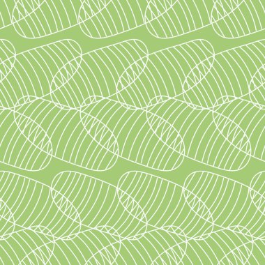 abstract organic oval striped shapes seamless vector pattern