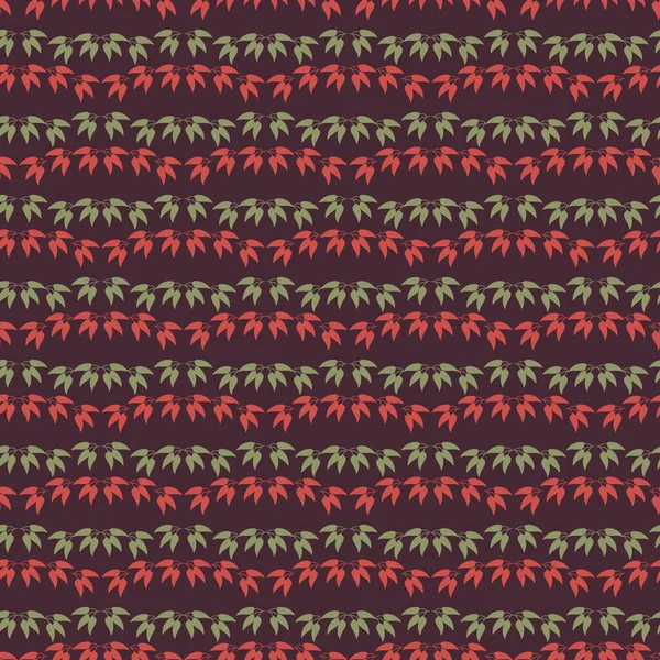 Green and red peppers seamless vector pattern — Stock vektor