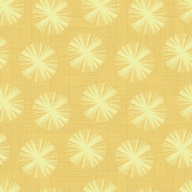 Spagetti makarnası güneşli, kusursuz vektör desenli.