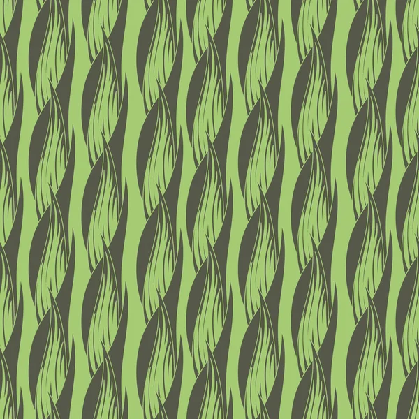 Grafik grün abstrakt Natur Thema nahtlose Vektormuster — Stockvektor
