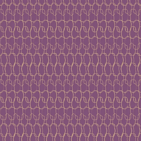 Crotchet puntadas textura sin costura vector púrpura patrón — Vector de stock