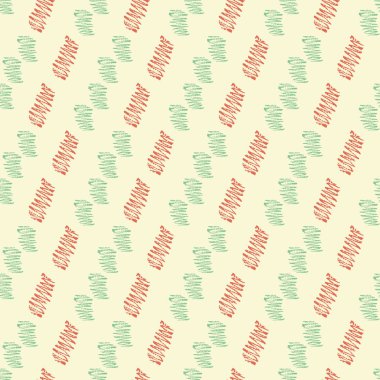 Basit pastel boya kusursuz vektör deseni çizer