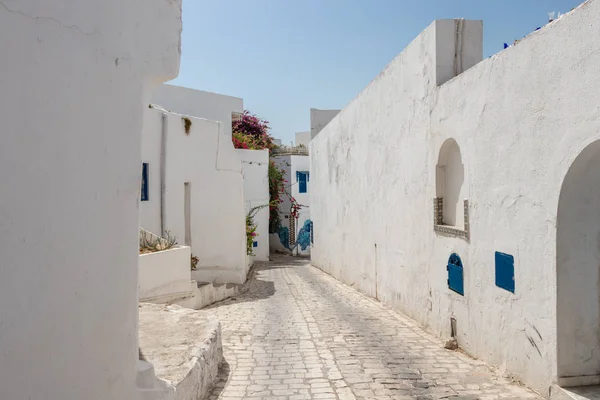 Sidi Bou disse na Tunísia, ruas e edifícios, África — Fotografia de Stock