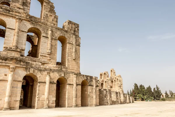 L'amphithéâtre romain de Thysdrus à El Djem, Tunisie — Photo