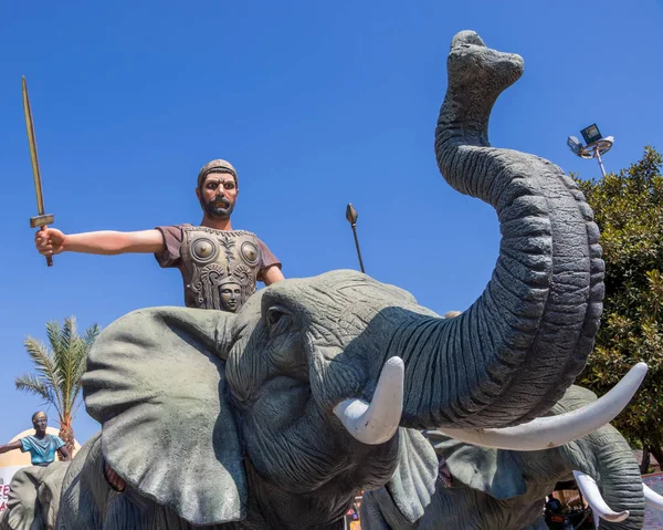 Kartacalı Hannibal Barca ve savaş fili, Tunus, Afrika