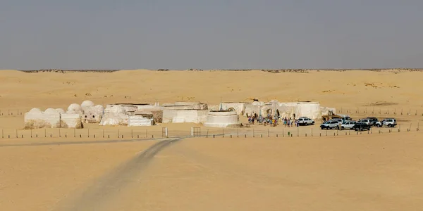 Naftah, Tunesië - 23 juli 2018: Star Wars set, gebouwd in het midden van de woestijn bij Naftah, Tunesië — Stockfoto