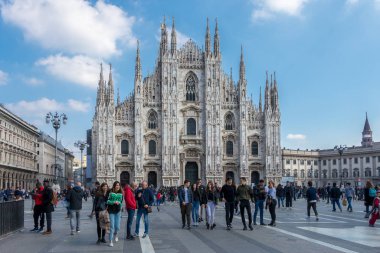 İtalya 'nın Milano şehrinde Aziz Mary' nin Doğumu Başkent Katedrali-Bazilikası