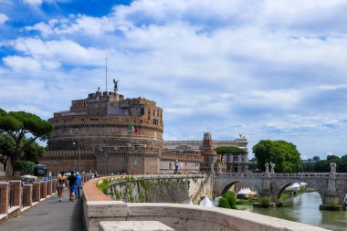 Mausoleo di Adriano, Roma, İtalya olarak da bilinen Castel Sant 'Angelo
