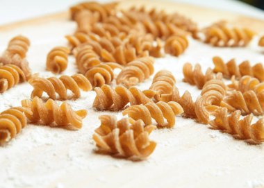 spiral şeklinde pasta
