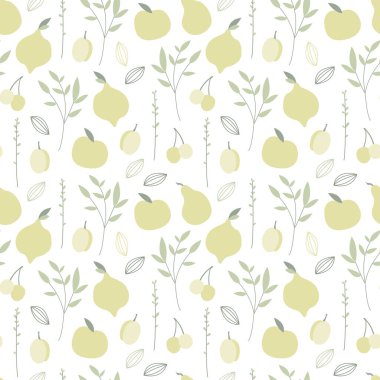 Meyveli kusursuz desen