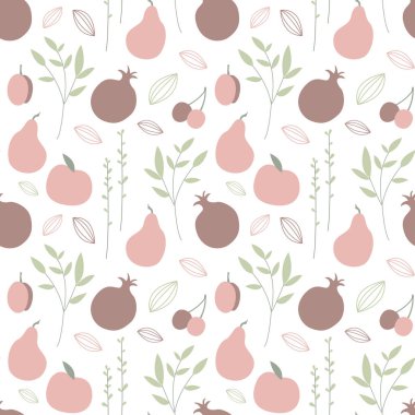 Meyveli kusursuz desen